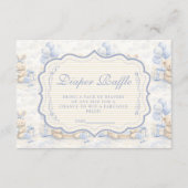 Blueberry Teddy Bear Toile Diapper Raffle エンクロージャーカード (正面)