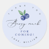 Blueberry Thank you berry for 来's ラウンドシール (正面)