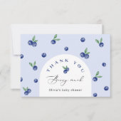 Blueberry Thank you berry Much Thank カード (正面)