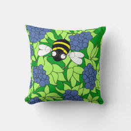 Blueberry Throw Pillow クッション