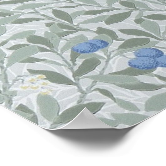 Blueberry Tree, William Morris ポスター (角)