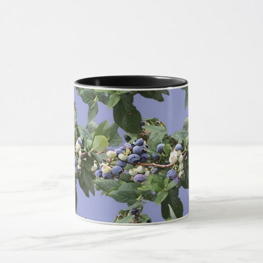 Blueberry Vine Rustic Farmhouse Coffee マグカップ (中央)