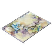 Blueberry Watercolor Notebook ノートブック (左側)