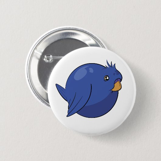 Bluebirbly 缶バッジ (正面&裏面)
