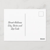 Bluebirdかわいらし I移動はがき ポストカード (裏面)