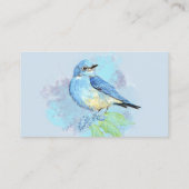 Bluebirdネイルサロン又はカスタム名刺 名刺 (裏面)