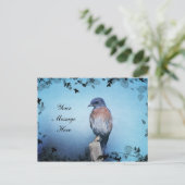 Bluebird魅惑されたカスタマイズ可能なポストカード(_C) ポストカード (スタンド正面)