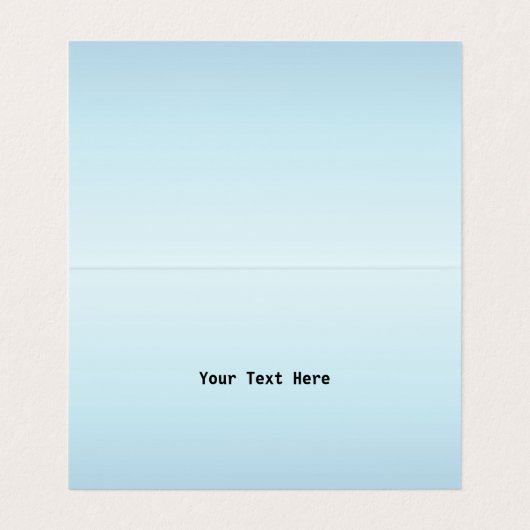 Bluebird黄お洒落色のアクセント（フライトブルー） 名刺 (内部フラット)