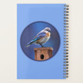 Bluebird （メス） 絵画 - Bird Artオリジナル プランナー手帳 (裏面)