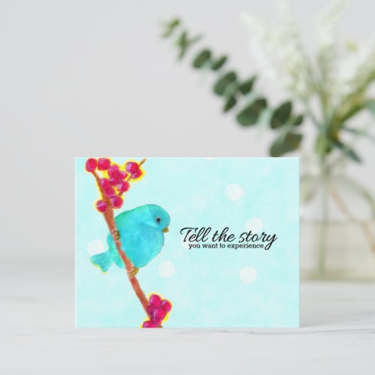 Bluebird – 体験したい話 ポストカード (スタンド正面)