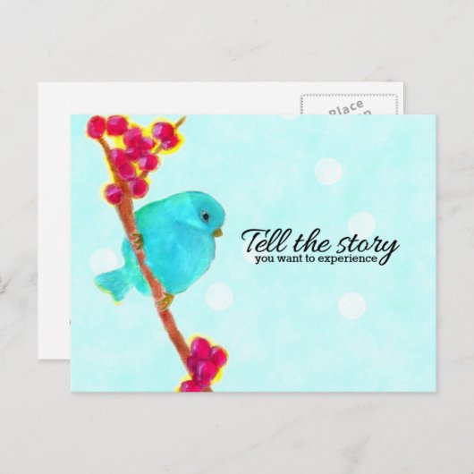 Bluebird – 体験したい話 ポストカード (正面/裏面)
