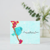 Bluebird – 私は今どこにいるし、私は大丈夫である! ポストカード (スタンド正面)