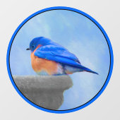 Bluebird 絵画's - Bird Artオリジナル ウィンドウサイン (シート)