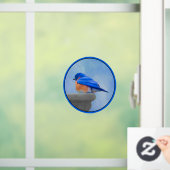 Bluebird 絵画's - Bird Artオリジナル ウィンドウサイン (ホーム)