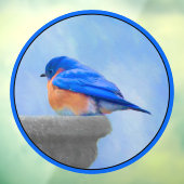 Bluebird 絵画's - Bird Artオリジナル ウィンドウサイン (シート3)