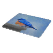 Bluebird 絵画's - Bird Artオリジナル カッティングボード (角)