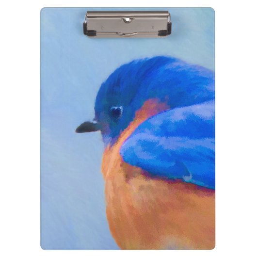 Bluebird 絵画's - Bird Artオリジナル クリップボード (正面)