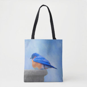 Bluebird 絵画's - Bird Artオリジナル トートバッグ