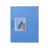 Bluebird 絵画's - Bird Artオリジナル ノートパッド (回転)