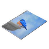 Bluebird 絵画's - Bird Artオリジナル ノートブック (左側)