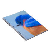 Bluebird 絵画's - Bird Artオリジナル ノートブック (右側)