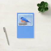 Bluebird 絵画's - Bird Artオリジナル ポストイット (オフィス)