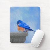Bluebird 絵画's - Bird Artオリジナル マウスパッド (マウス)
