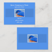 Bluebird 絵画's - Bird Artオリジナル 名刺 (正面/裏面)