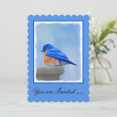 Bluebird 絵画's - Bird Artオリジナル 招待状 (スタンド正面)