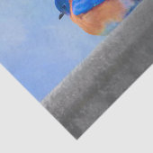 Bluebird 絵画's - Bird Artオリジナル 薄葉紙 (詳細)