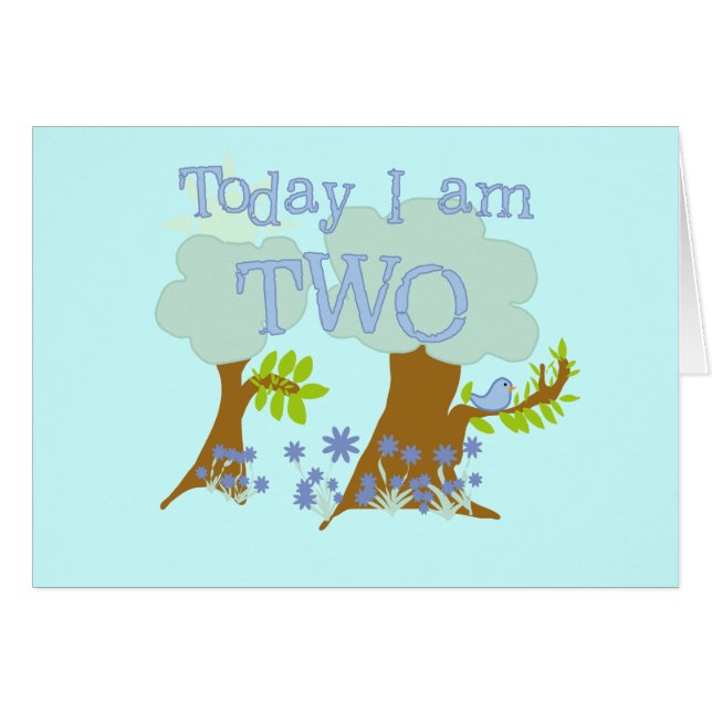 Bluebird 2nd誕生日Tシャツとプレゼント (正面横)