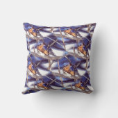Bluebird Animal Nature Art Pattern クッション (裏面)