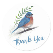 Bluebird Art Thank You