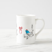 Bluebird at Christmas ボーンチャイナマグカップ (右)
