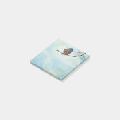 Bluebird Bird Art Nature Post It Note Pad ポストイット (アングル)