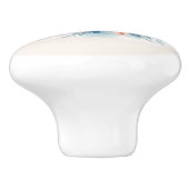 Bluebird Blossom Watercolor Serenity セラミックノブ (側面)