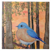 Bluebird Ceramic Tile, Large タイル (正面)