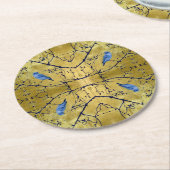 Bluebird Coasters ラウンドペーパーコースター (アングル)