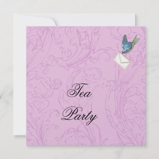 Bluebird & Damaskの招待 招待状 (正面)