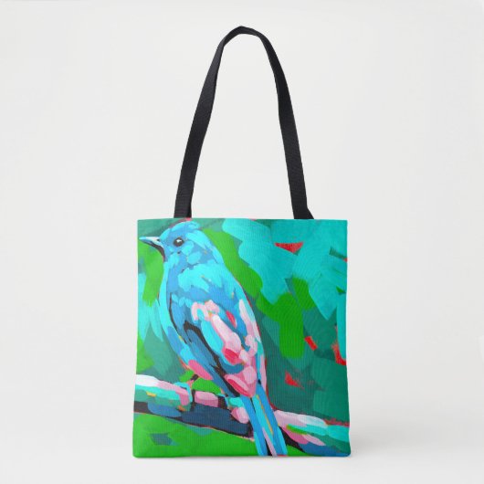 Bluebird dual-sided Tote Bag トートバッグ (正面)