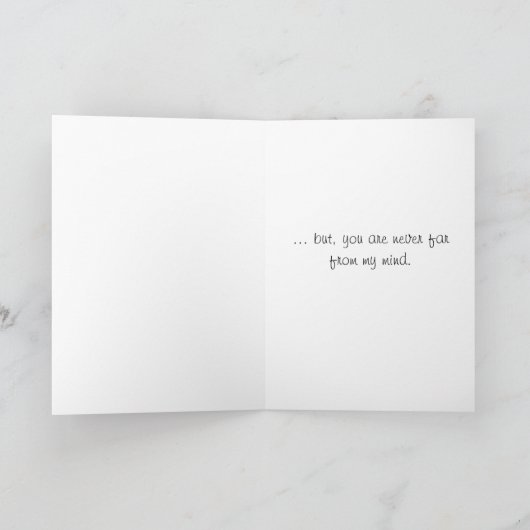 Bluebird Empty Mailbox 考え's of You カード (内部)