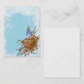 Bluebird in Nestビジネス/プロファイルカード 名刺 (正面/裏面)