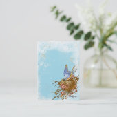 Bluebird in Nestビジネス/プロファイルカード 名刺 (スタンド正面)