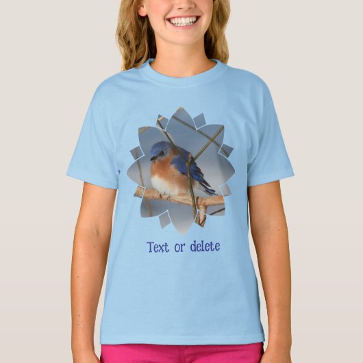 Bluebird In Winter Personalized Tシャツ (正面)