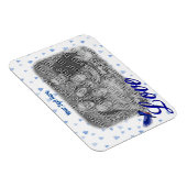 Bluebird Love Blueハートフレーム写真の追加 マグネット (右側)