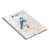 Bluebird Nature Art Personalize Journal ノートブック (右側)