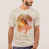 Bluebird Nature Art Personalized  Tシャツ (正面)