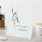 Bluebird On a Branch結婚's Sign Our Guestbook 台座サイン (インサイチュ)