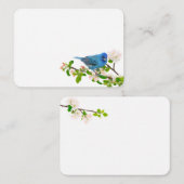 Bluebird on Apple Branch ノートカード (正面/裏面)
