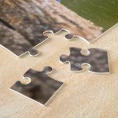 Bluebird Singing Into a Yellow Daffodil ジグソーパズル (側面)